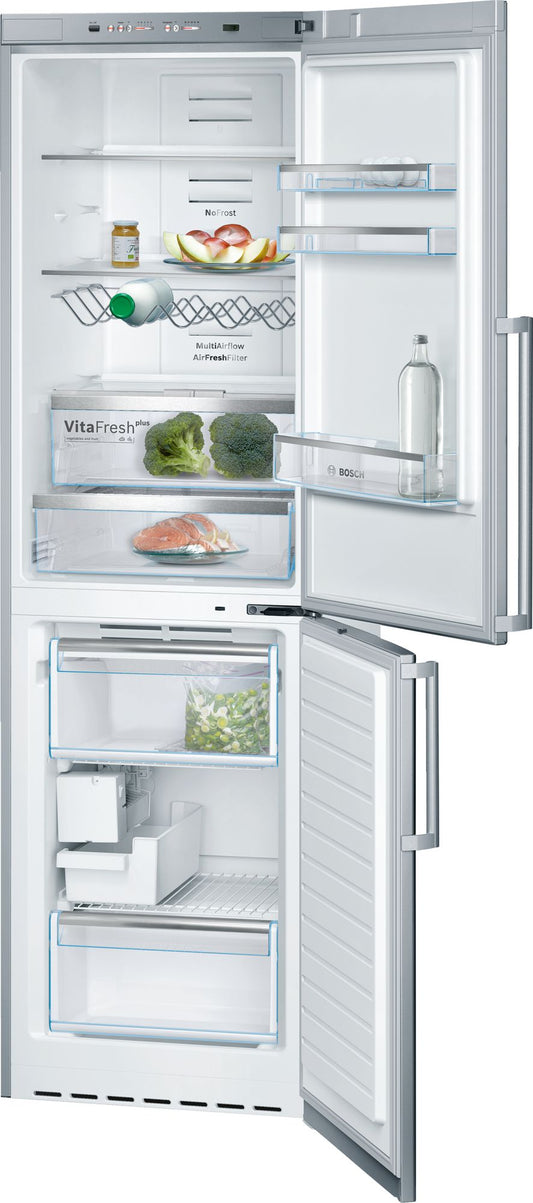 Bosch B11CB81SSS/03 800 Series Freestanding Bottom Freezer Refrigerator 23.5'' Easy Clean Stainless Steel