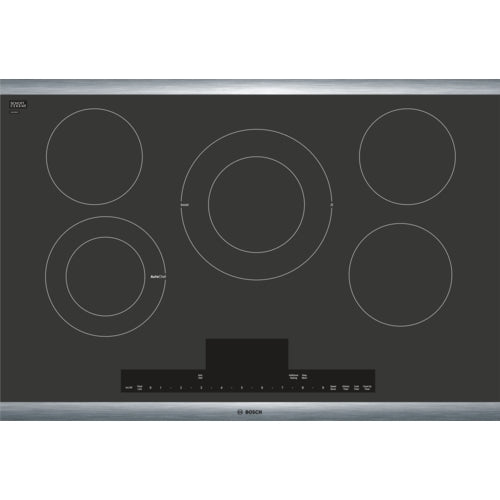 Bosch NETP068SUC/02 Benchmark® Electric Cooktop 30'' Black, Surface Mount Without Frame
