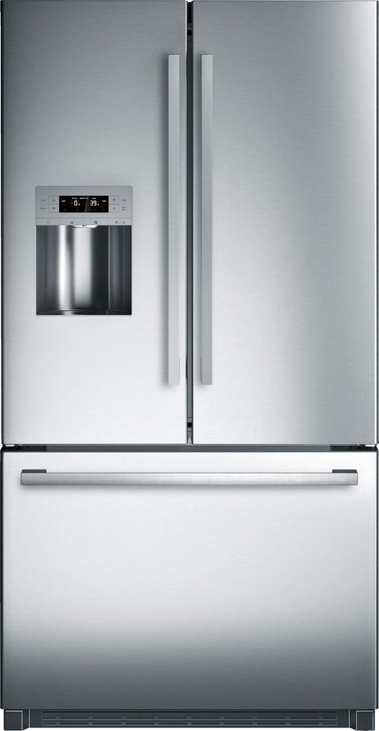 Bosch B26FT80SNS/04 French Door Bottom Freezer Refrigerator, 3 Doors Stainless Steel