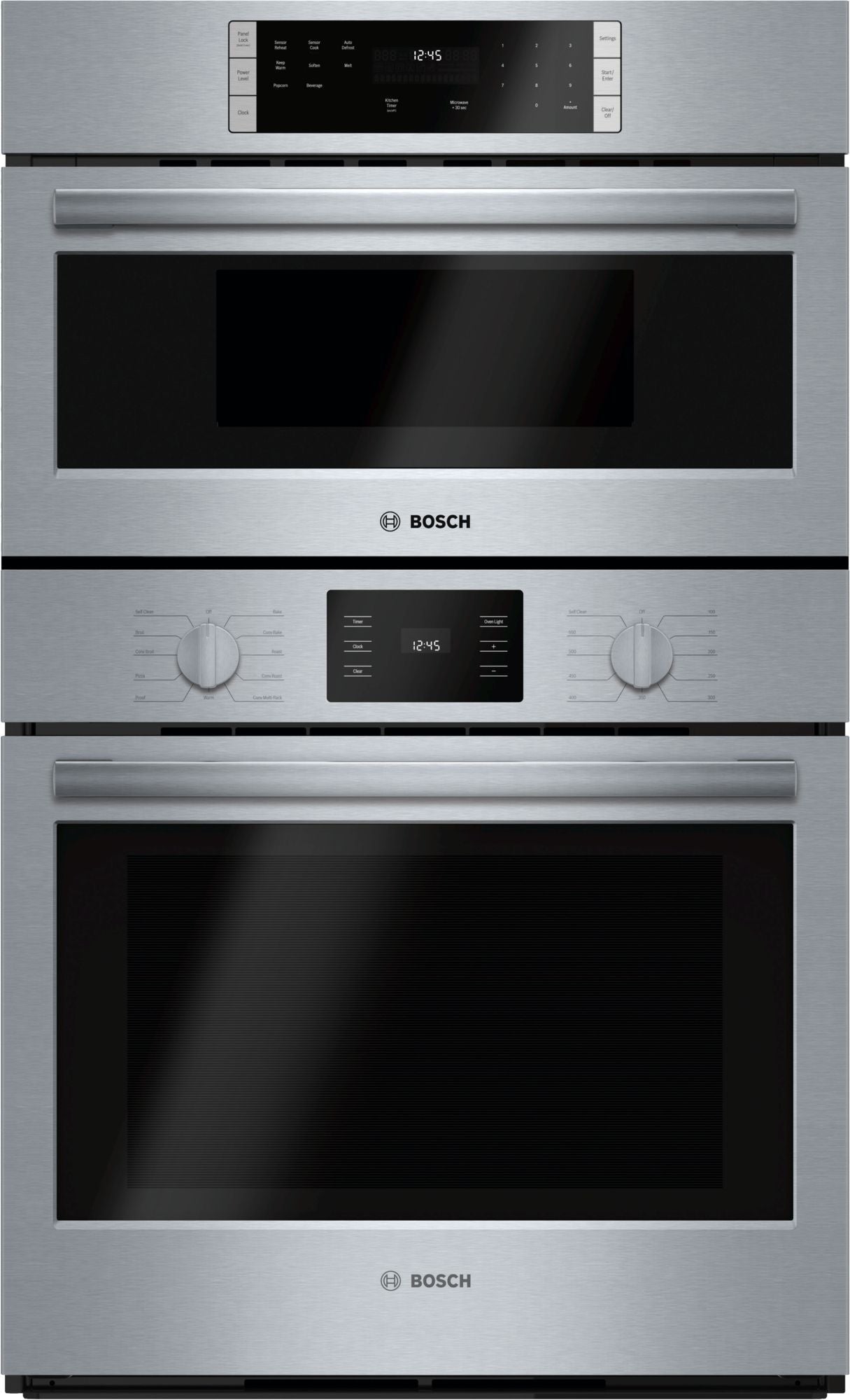Bosch HBL57M52UCC/01 30 Inch Wide 4.6 Cu. Ft. Built-In Oven/Microwave Combo With Ecoclean