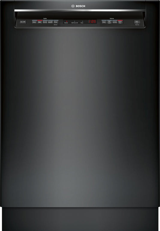 Bosch SHEM63W56N/11 300 Series Dishwasher 24'' Black