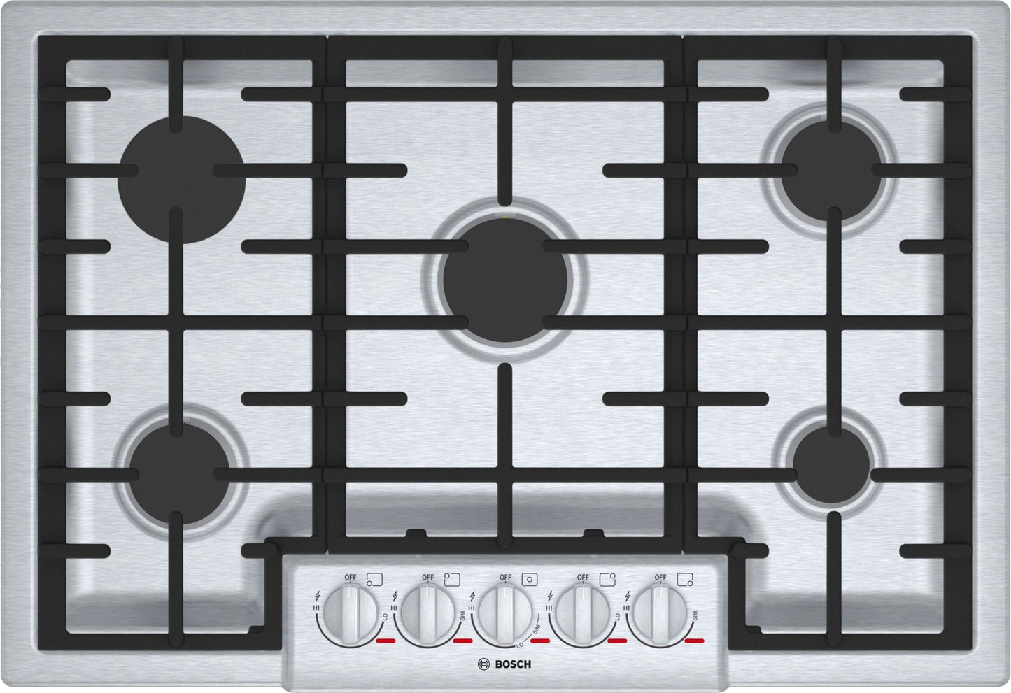 Bosch NGMP056UC/01 Benchmark® Gas Cooktop 30'' Stainless Steel