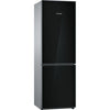 Bosch B10CB80NVB/01 800 Series Free-Standing Fridge-Freezer With Freezer At Bottom, Glass Door 23.5''Black