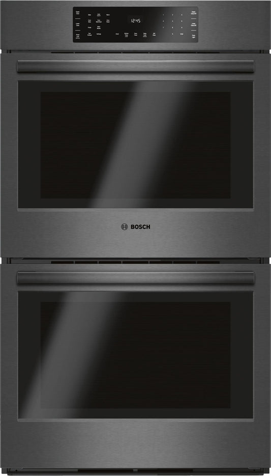 Bosch HBL8642UC/01 800 Series Double Wall Oven 30'' Black Stainless Steel