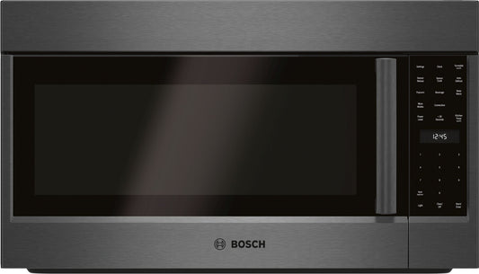Bosch HMV8044U/01 800 Series Over-The-Range Microwave 30'' Left Side opening Door, Black Stainless Steel