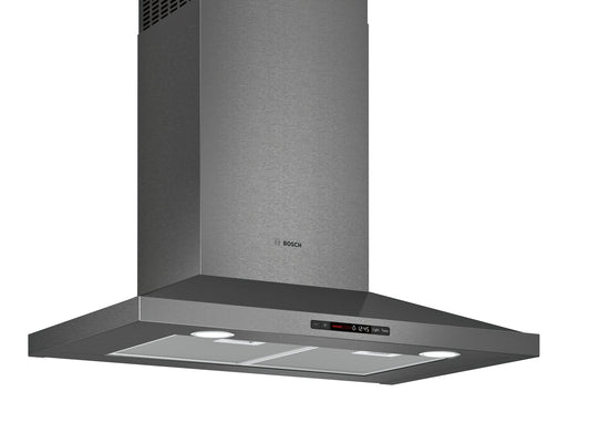 Bosch HCP80641UC/01 800 Series Wall Hood 30'' Black Stainless Steel