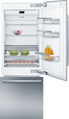 Bosch B30BB930SS/10 Benchmark® Built-In Bottom Freezer Refrigerator 30'' Flat Hinge