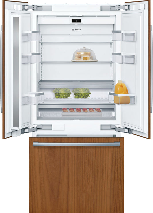 Bosch B36IT900NP/06 Benchmark® Built-In Bottom Freezer Refrigerator 36'' Flat Hinge