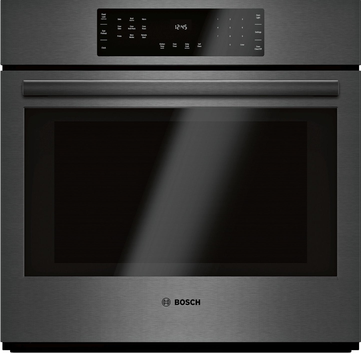Bosch HBL8443UC/01 800 Series Single Wall Oven 30'' Black Stainless Steel