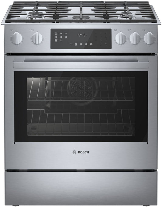 Bosch HGI8056UC/07 800 Series Gas Slide-In Range 30'' Stainless Steel