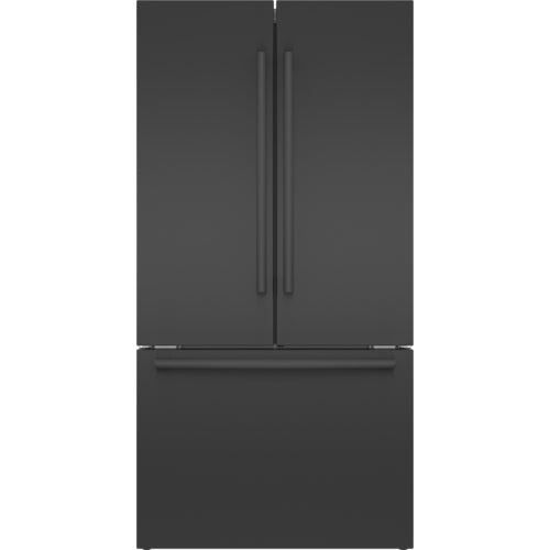 Bosch B36CT80SNB/03 800 Series French Door Bottom Mount Refrigerator 36'' Black Stainless Steel