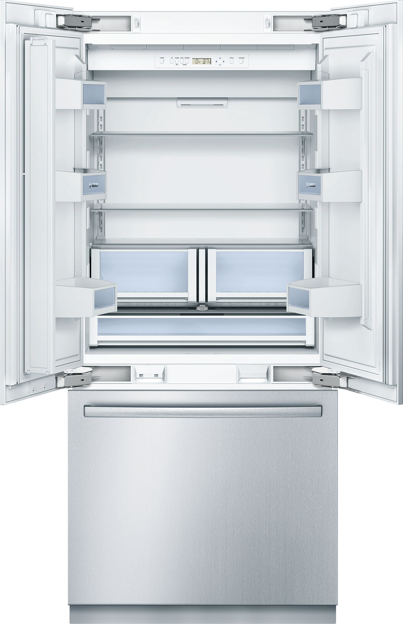 Bosch B36BT830NS/06 Benchmark® Built-In Bottom Freezer Refrigerator
