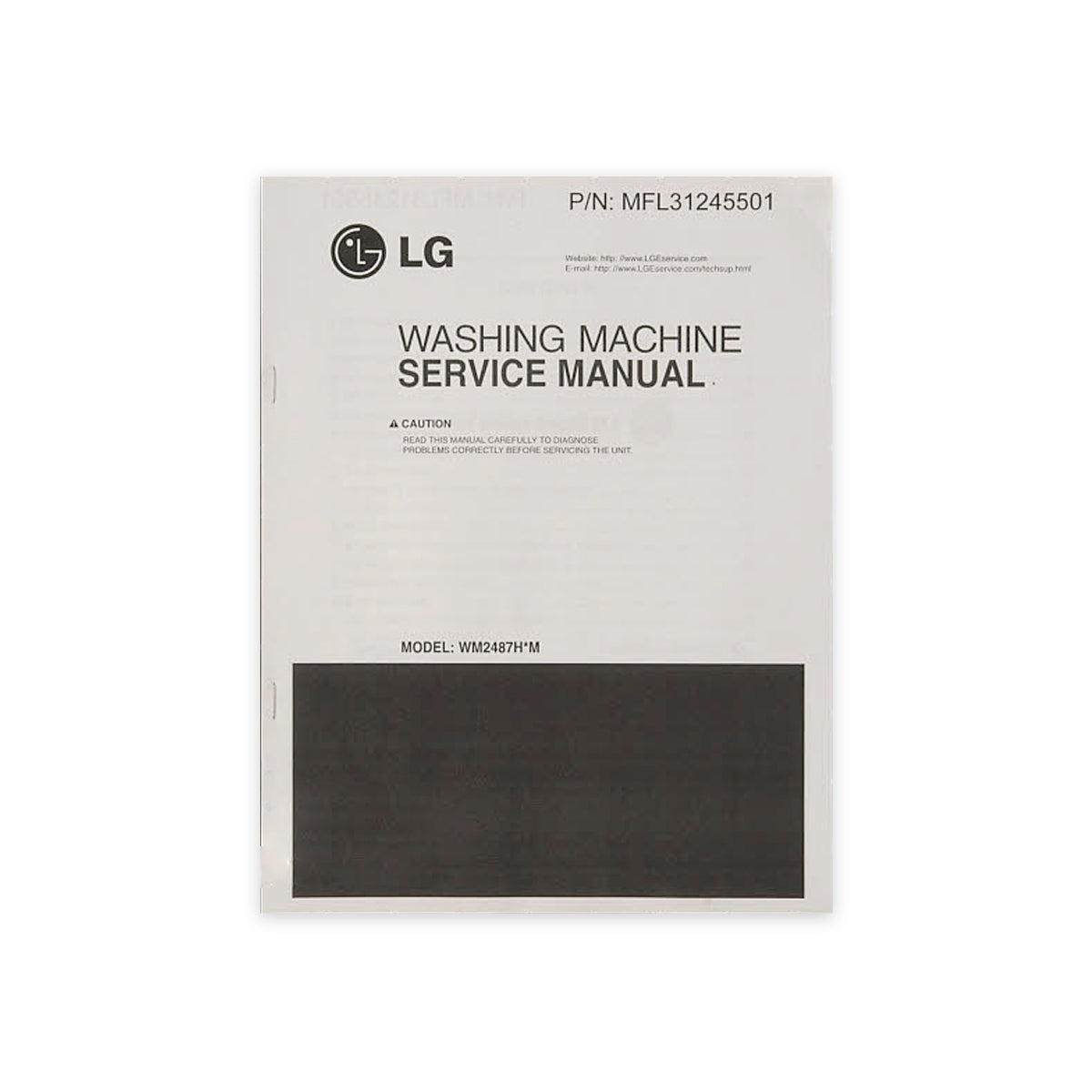 LG Part# MFL40322150 Service Manual - Genuine OEM