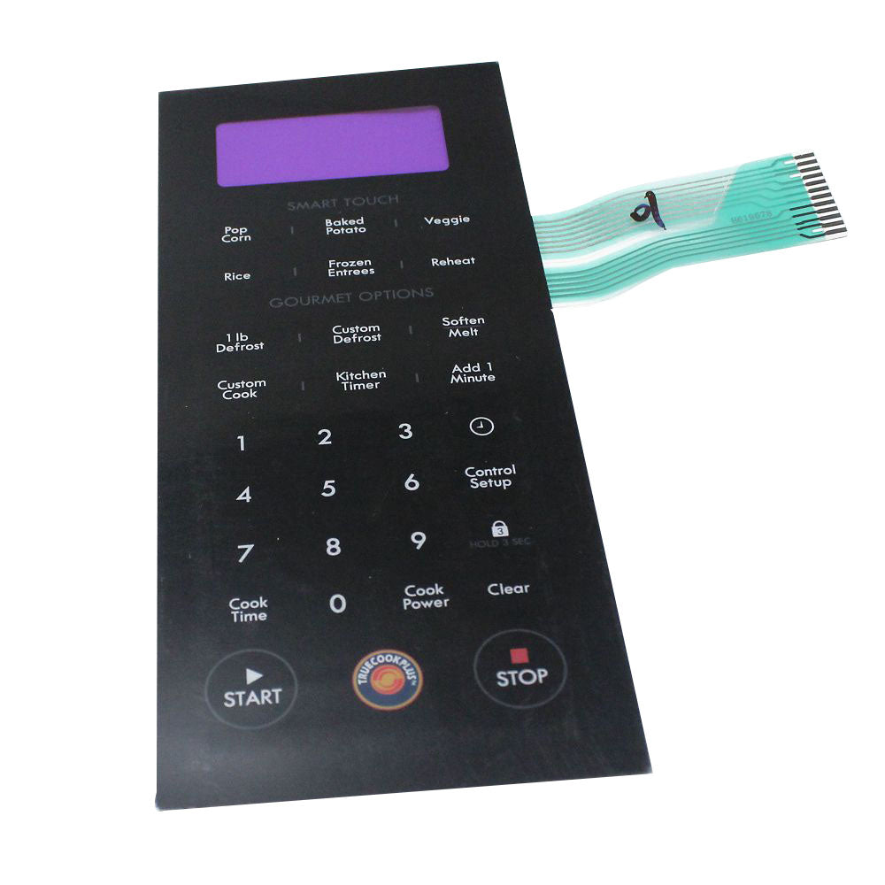 LG Part# MFM61957501 Membrane Overlay (Black) - Genuine OEM