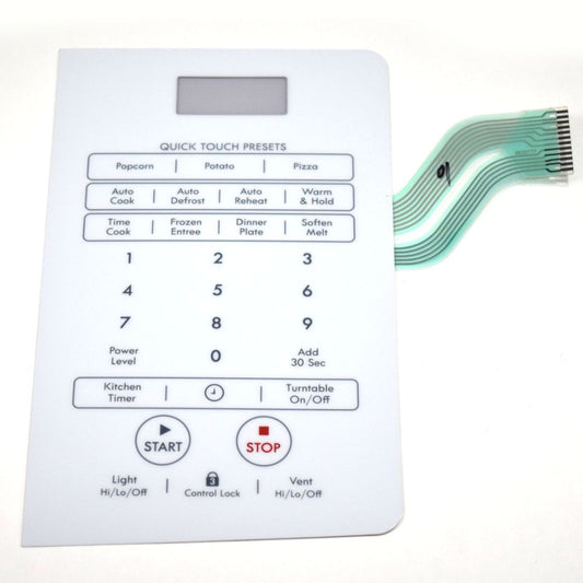 LG Part# MFM62077701 Membrane Overlay (White) - Genuine OEM