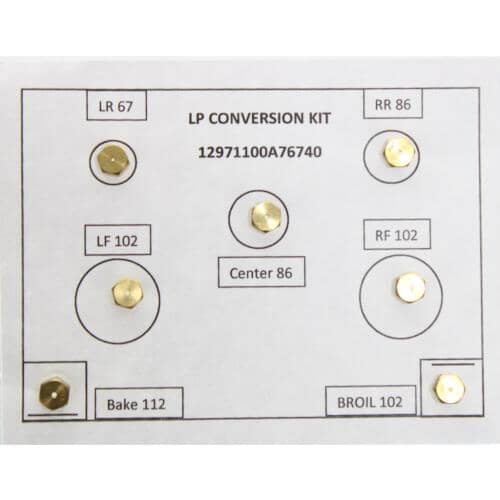 Midea Range Lp Conversion Kit - 12971100A76740