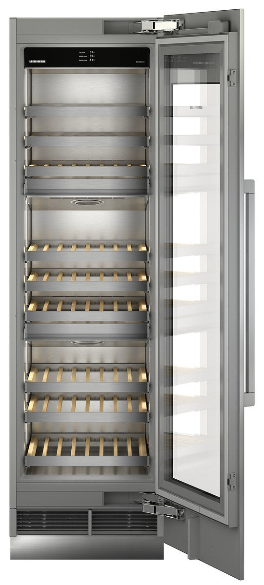 Liebherr MW2401 24 Inch Built-In Panel Ready Wine Cooler with 100 Bordeaux Bottle Capacity