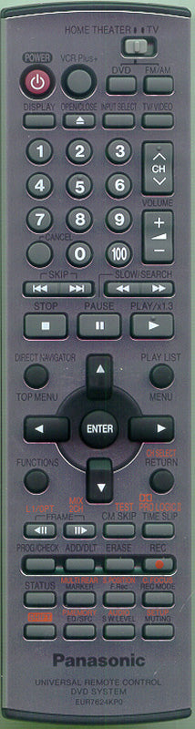 Panasonic Remote - EUR7624KP0