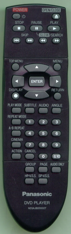 Panasonic Remote - N2QAJB000027