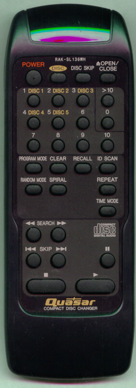 Panasonic Remote Control (Cd894) - RAK-SL136WH