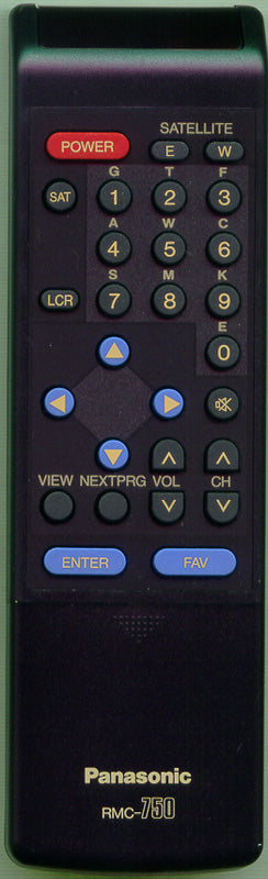 Panasonic Remote Control (Ps750Ex) - RMC750