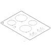 GE Glass Cooktop Assembly - Black WB62X24097