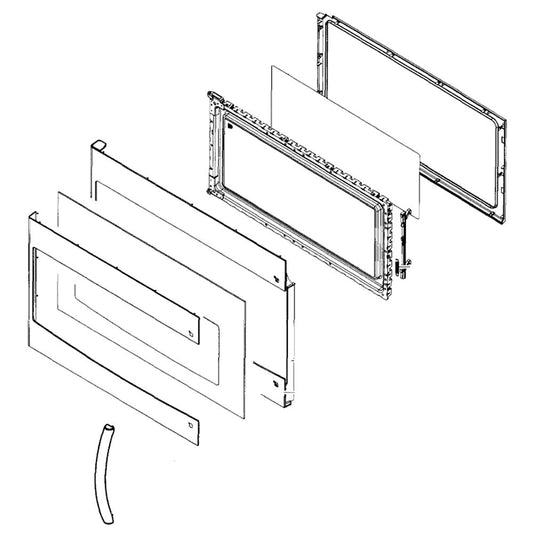 Samsung Part# DE94-02521K Door Assembly - Genuine OEM