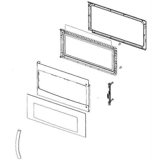 Samsung Part# DE94-03159A Door Assembly - Genuine OEM