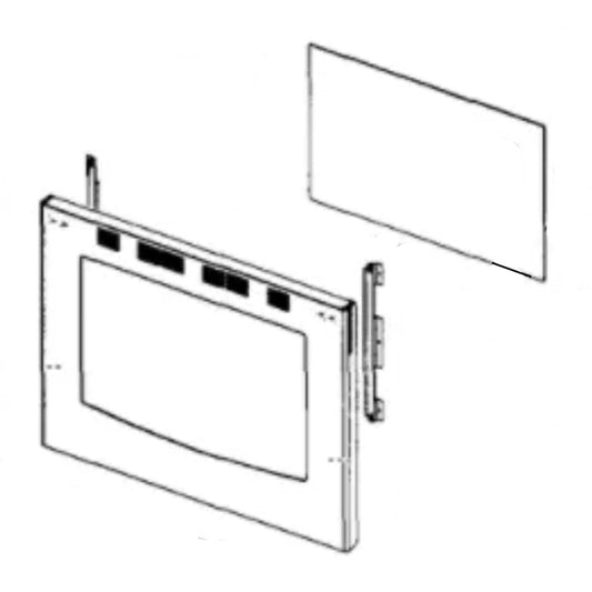 Samsung Part# DG94-00947A Door Assembly (OEM)