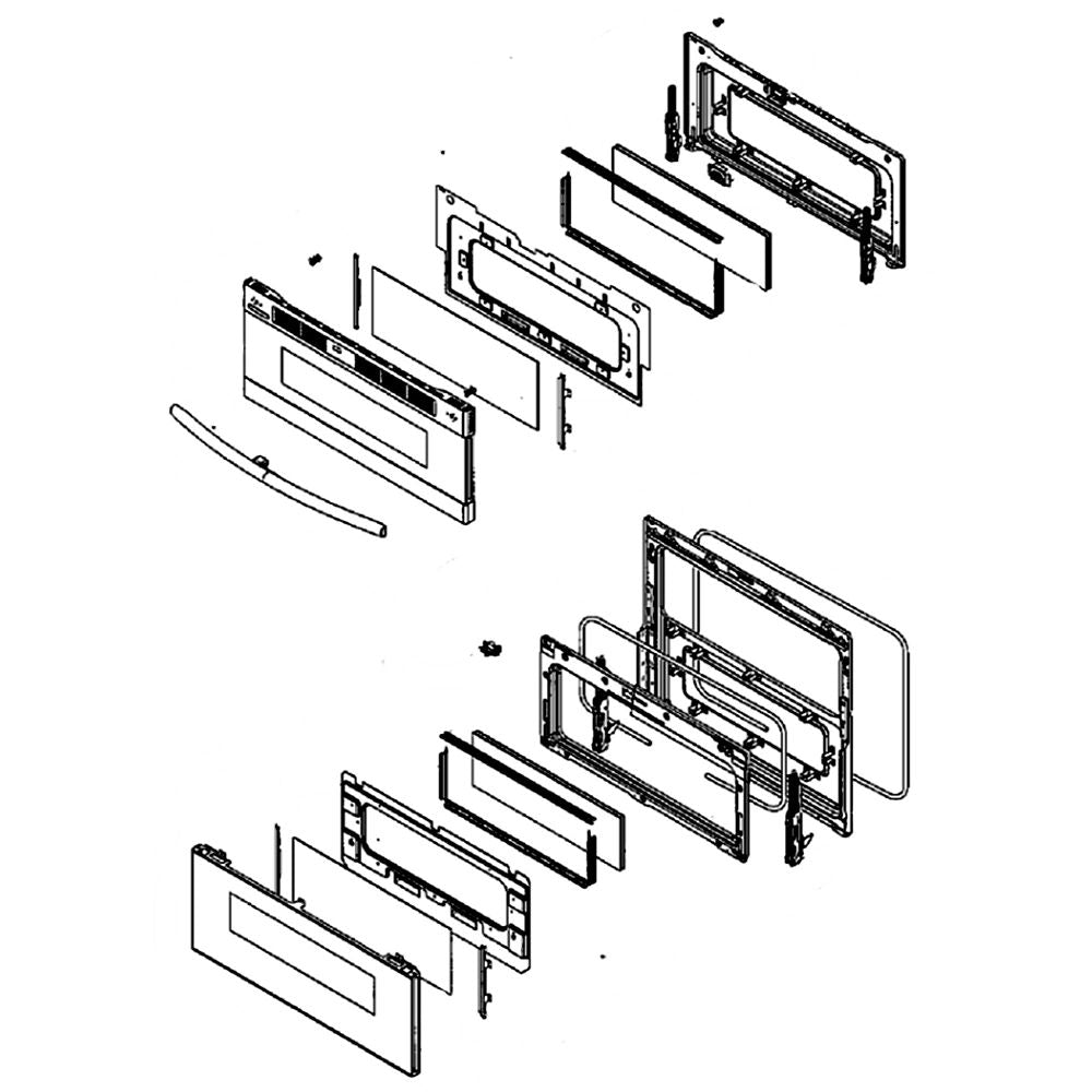 Samsung Door Assembly - DG94-01123C