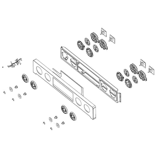 Samsung Part# DG94-01601A Sub Control Assembly (OEM)