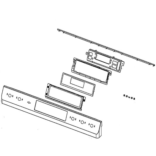 Samsung Control Panel Assembly DG94-01727A