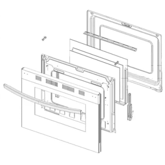 Samsung Part# DG94-03006A Door Assembly  - Genuine OEM