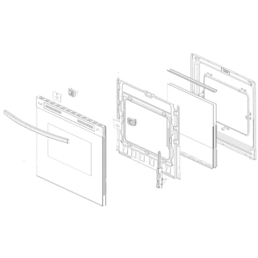 Samsung Part# DG94-03596A Door Module Assembly  - Genuine OEM