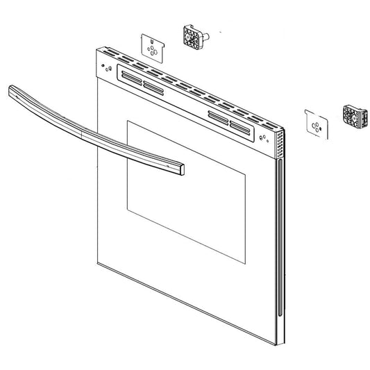 Samsung Part# DG94-03604A SUB Door Assembly - Genuine OEM
