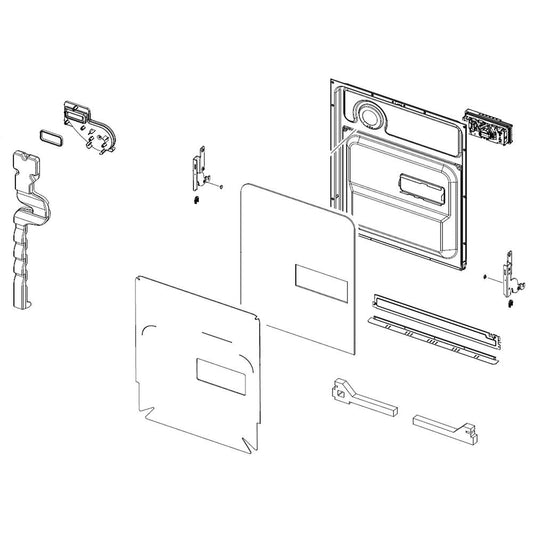 Samsung Part# DD82-01326A Tub Assembly (OEM) Front
