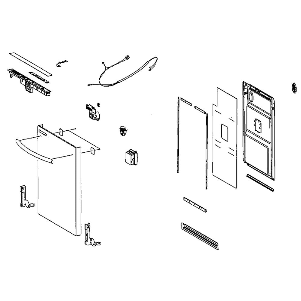 Samsung Door Assembly DD82-01374A