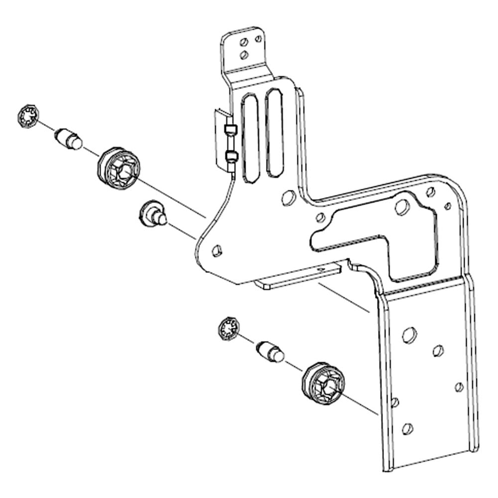Samsung Part# DD82-01417A Tub Support Link (Left) - Genuine OEM