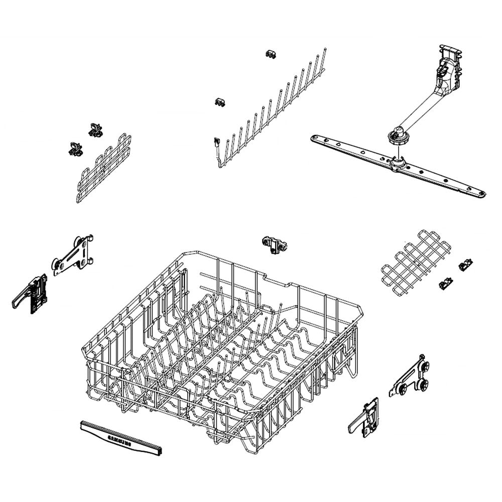 Samsung Basket Assembly (Upper) DD82-01753A