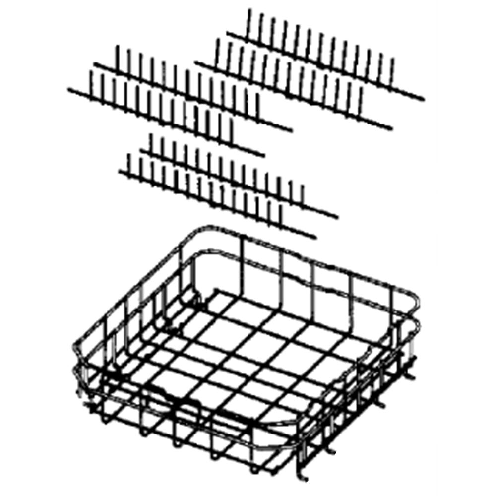 Samsung Part# DD97-00197B Lower Rack Assembly - Genuine OEM