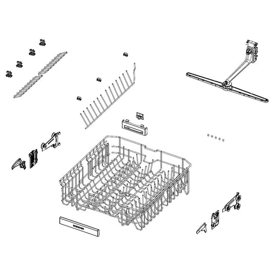 Samsung Part# DD97-00605C Basket Assembly - Genuine OEM