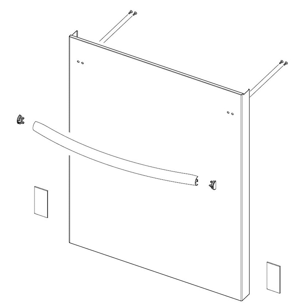 Samsung Part# DD97-00619B Outer Door Assembly - Genuine OEM