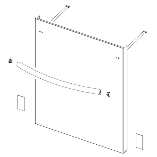 Samsung Part# DD97-00619B Outer Door Assembly - Genuine OEM