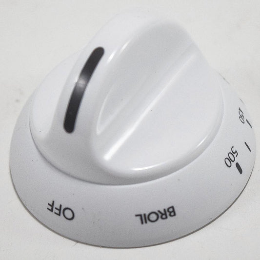 Electrolux Range Oven Temperature Knob (White) - 316053601