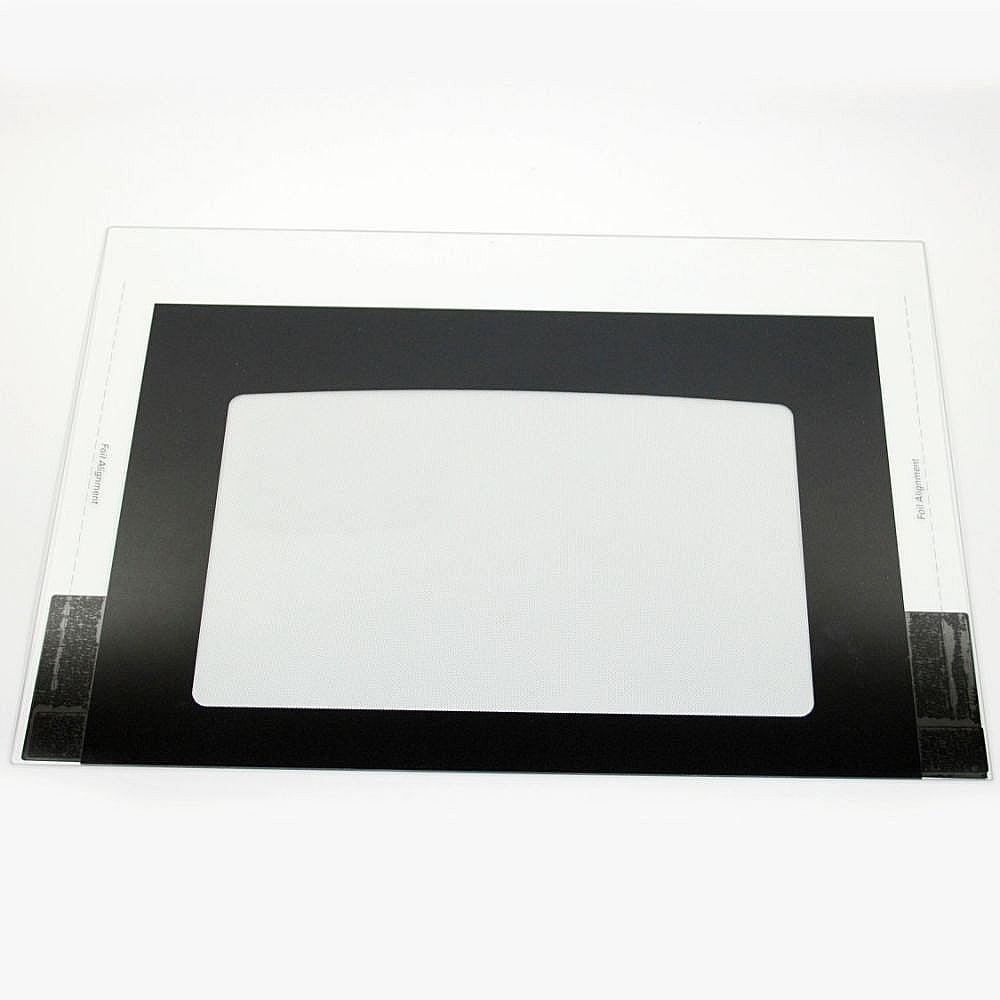 Electrolux Range Oven Door Outer Glass (Black) - 316452715