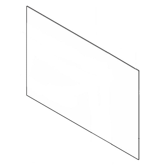 Electrolux Range Oven Door Outer Glass (Black) - 316452762