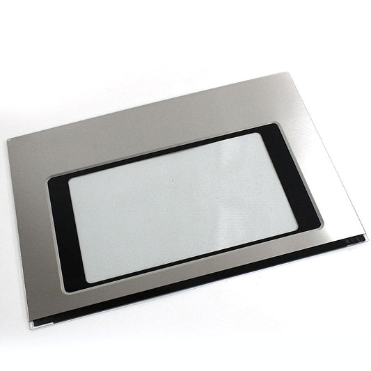 Electrolux Range Oven Door Outer Panel And Foil Tape (Stainless) - 316453044
