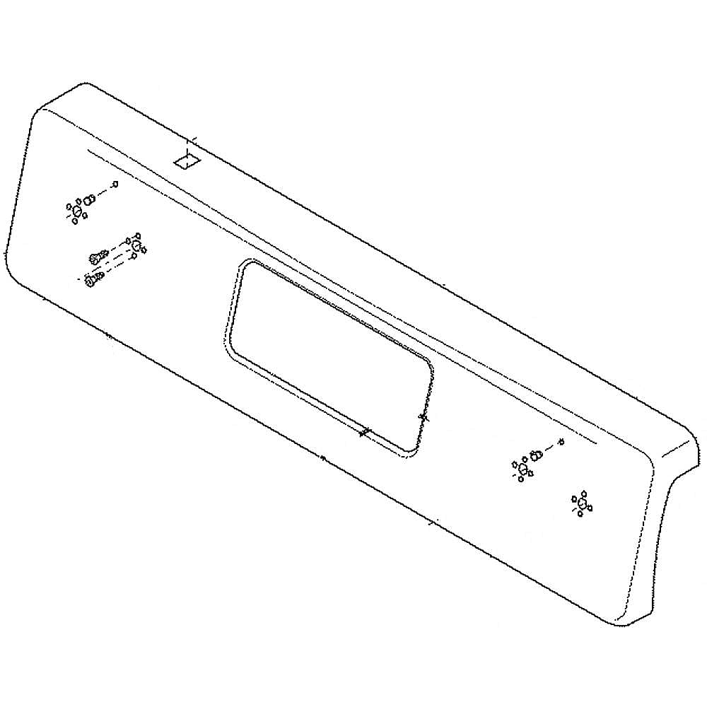 Electrolux Range Control Panel (Black) - 316541667
