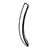 Frigidaire Part# 5304509610 Door Handle (White) - Genuine OEM