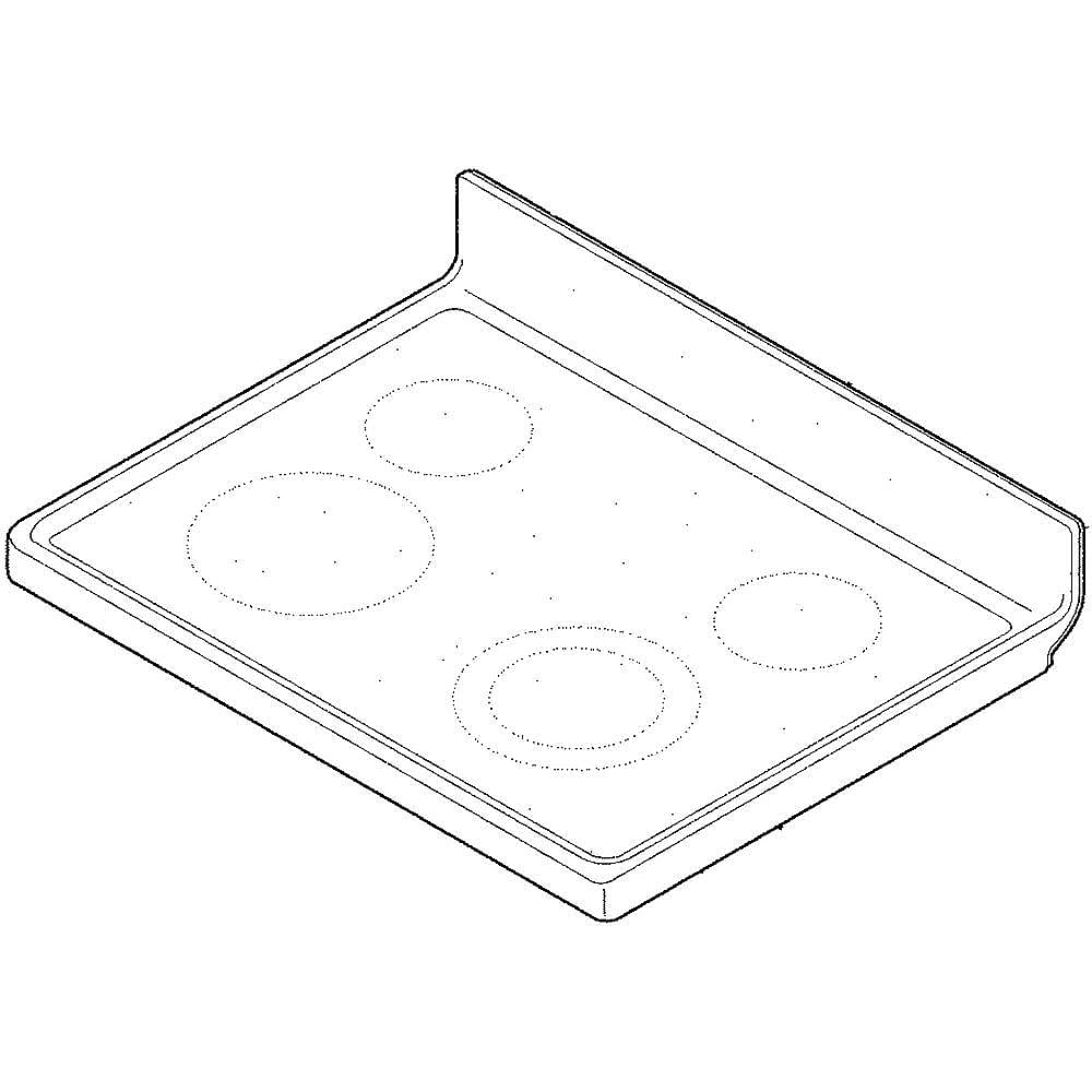 Electrolux Range Main Top (Black) - 5304513329